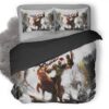 Soldier Santa 4D Duvet Cover and Pillowcase Set Bedding Set