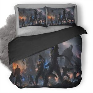 Soldier Scifi Future War Leader K9 Duvet Cover and Pillowcase Set Bedding Set