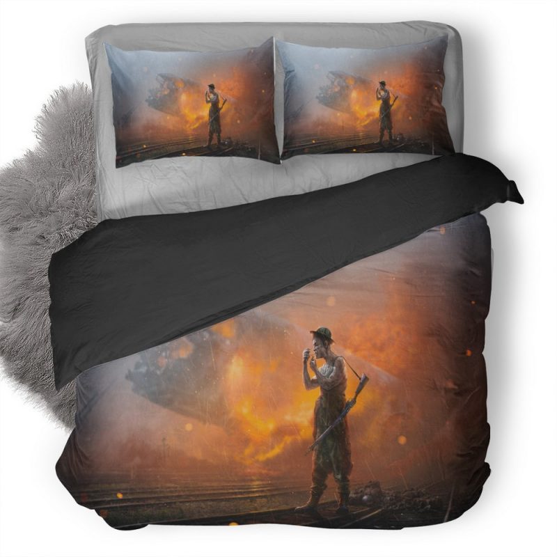 Soldier War Crash Landing 5Q Duvet Cover and Pillowcase Set Bedding Set Soldier War Crash Landing 5Q Duvet Cover and Pillowcase Set Bedding Set