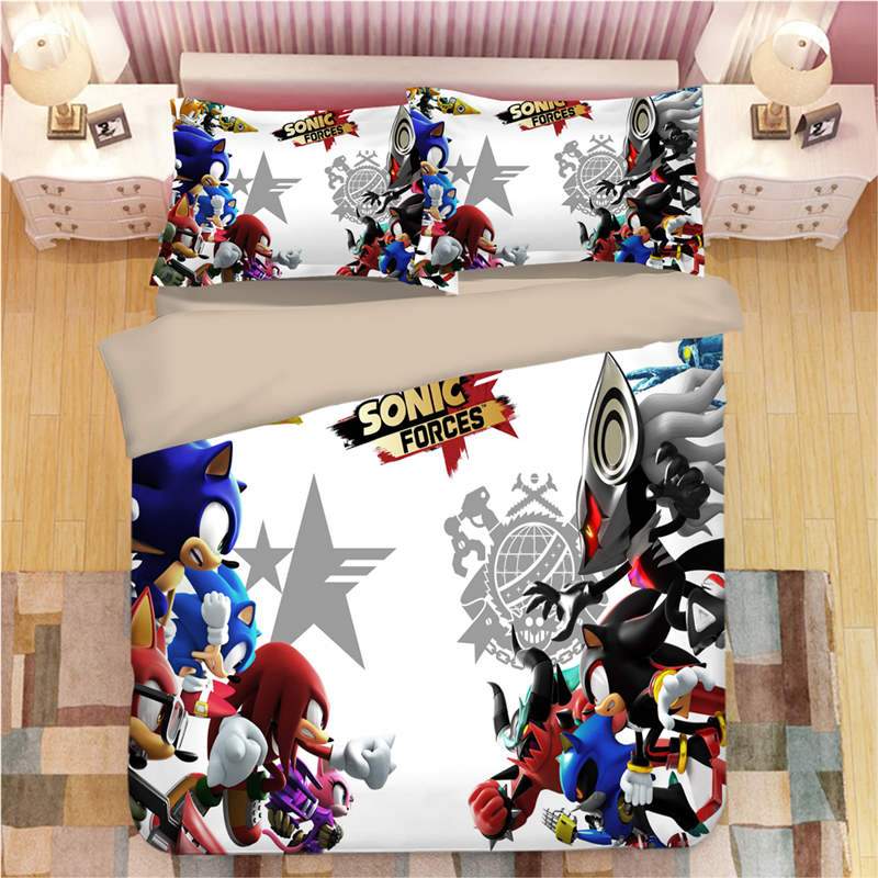 Sonic Forces Duver Duvet Cover and Pillowcase Set Bedding Set Sonic Forces Duver Duvet Cover and Pillowcase Set Bedding Set