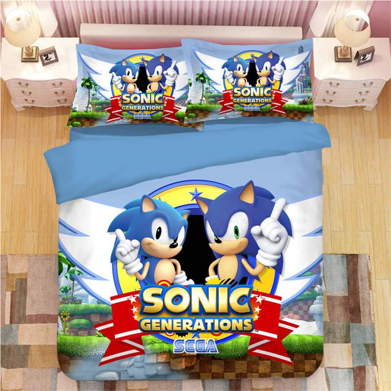 Sonic Generations Duver Duvet Cover and Pillowcase Set Bedding Set Sonic Generations Duver Duvet Cover and Pillowcase Set Bedding Set