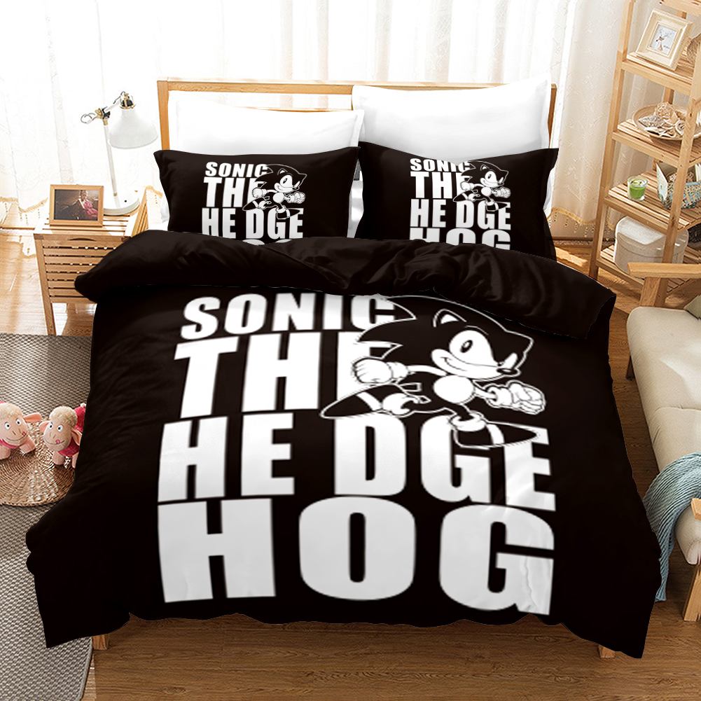 Sonic He Dge Hog Duvet Cover and Pillowcase Set Bedding Set Sonic He Dge Hog Duvet Cover and Pillowcase Set Bedding Set