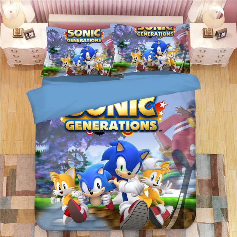 Sonic Tails Generations Duver Duvet Cover and Pillowcase Set Bedding Set Sonic Tails Generations Duver Duvet Cover and Pillowcase Set Bedding Set