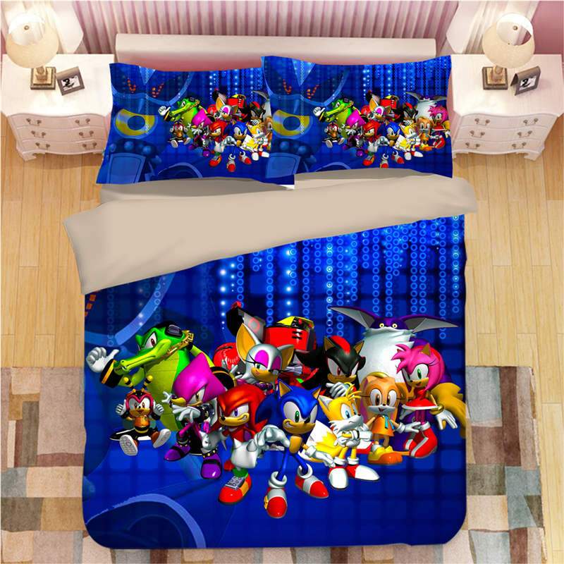 Sonic The Hedgehog Game Duver 12 Duvet Cover and Pillowcase Set Bedding Set Sonic The Hedgehog Game Duver 12 Duvet Cover and Pillowcase Set Bedding Set