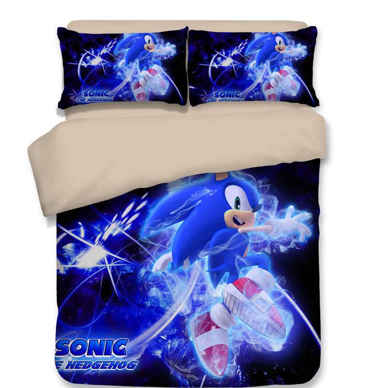 Sonic the Hedgehog Duver 4 Duvet Cover and Pillowcase Set Bedding Set Sonic the Hedgehog Duver 4 Duvet Cover and Pillowcase Set Bedding Set