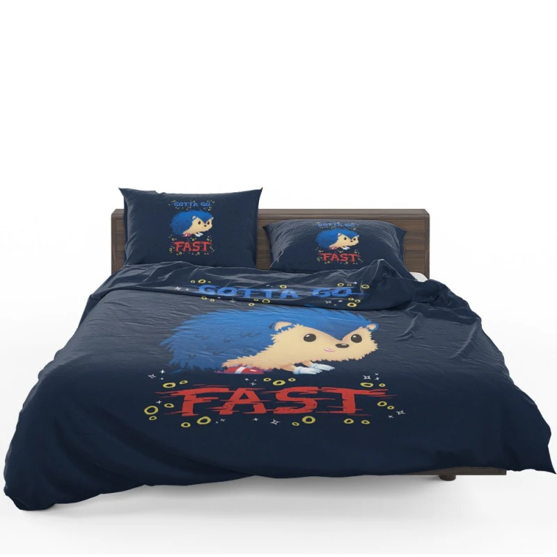 Sonic the Hedgehog Movie Gotta go Fast Bedding Set Sonic the Hedgehog Movie Gotta go Fast Bedding Set