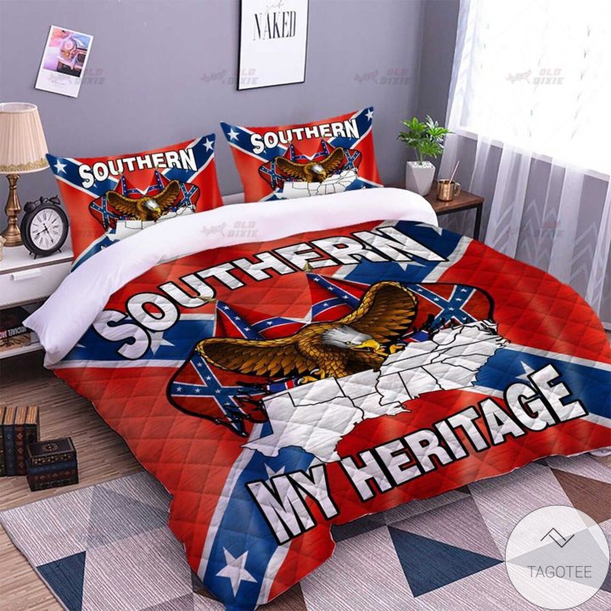 Southern My Heritage Quilt Bedding Set Southern My Heritage Quilt Bedding Set