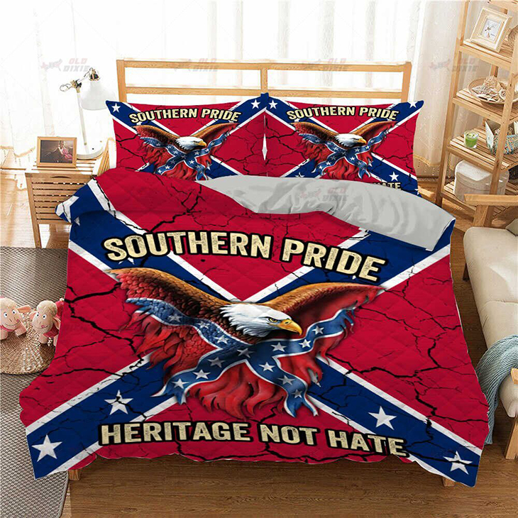 Southern-Pride-Heritage-Not-Hate-Quilt-Bedding-Set-1