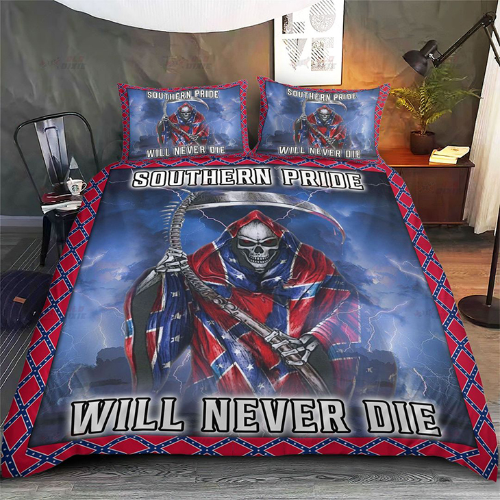 Southern-Pride-Will-Never-Die-Quilt-Bedding-Set-1