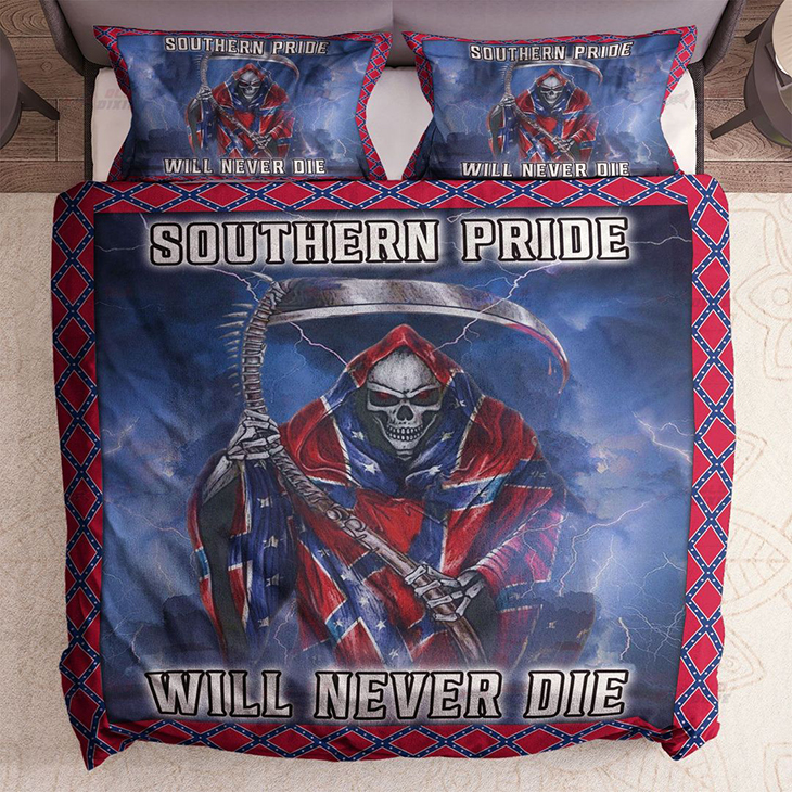 Southern-Pride-Will-Never-Die-Quilt-Bedding-Set-2