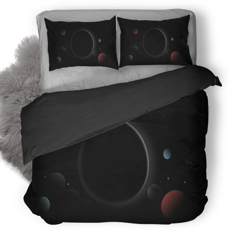 Space Dark Abstract Ef Duvet Cover and Pillowcase Set Bedding Set Space Dark Abstract Ef Duvet Cover and Pillowcase Set Bedding Set