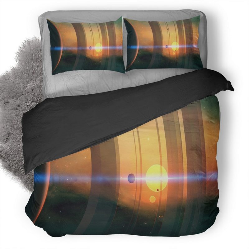 Space Digital Arts Yn Duvet Cover and Pillowcase Set Bedding Set Space Digital Arts Yn Duvet Cover and Pillowcase Set Bedding Set