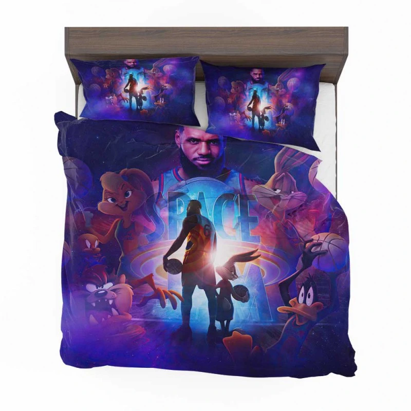 Space-Jam-2-Movie-LeBron-James-Bugs-Bunny-Bedding-Set-1