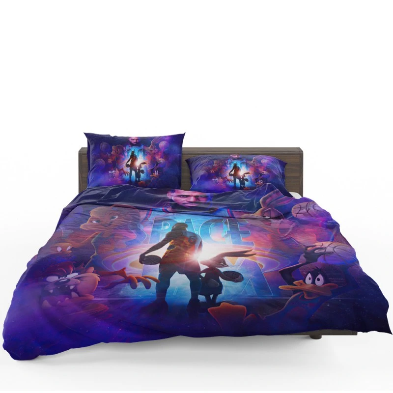 Space Jam 2 Movie LeBron James Bugs Bunny Bedding Set Space Jam 2 Movie LeBron James Bugs Bunny Bedding Set