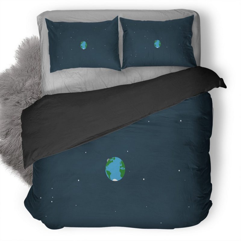 Space Minimalism Hd Duvet Cover and Pillowcase Set Bedding Set Space Minimalism Hd Duvet Cover and Pillowcase Set Bedding Set