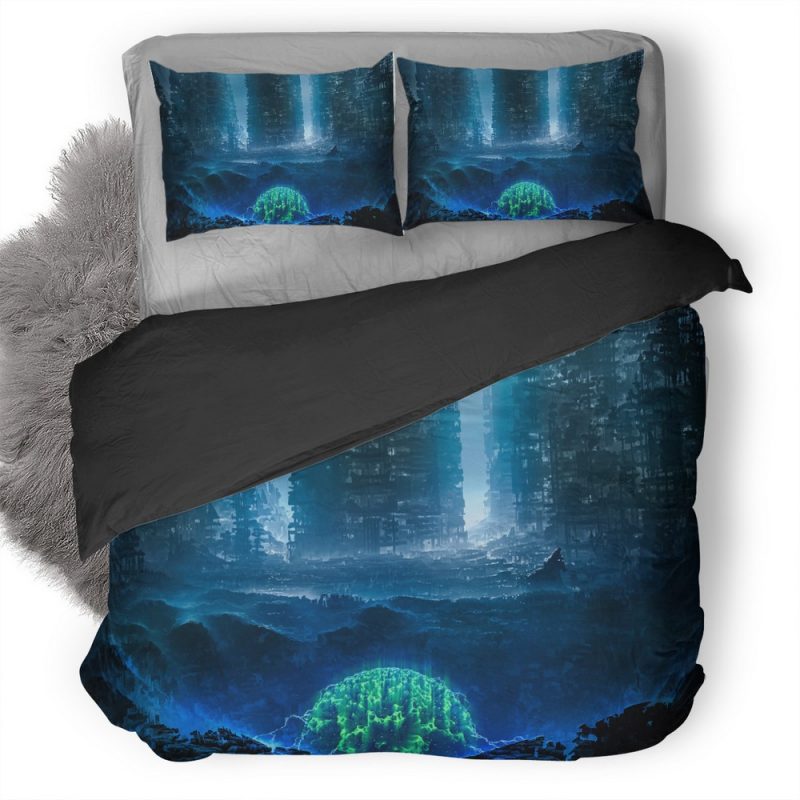Space Time Error Og Duvet Cover and Pillowcase Set Bedding Set Space Time Error Og Duvet Cover and Pillowcase Set Bedding Set