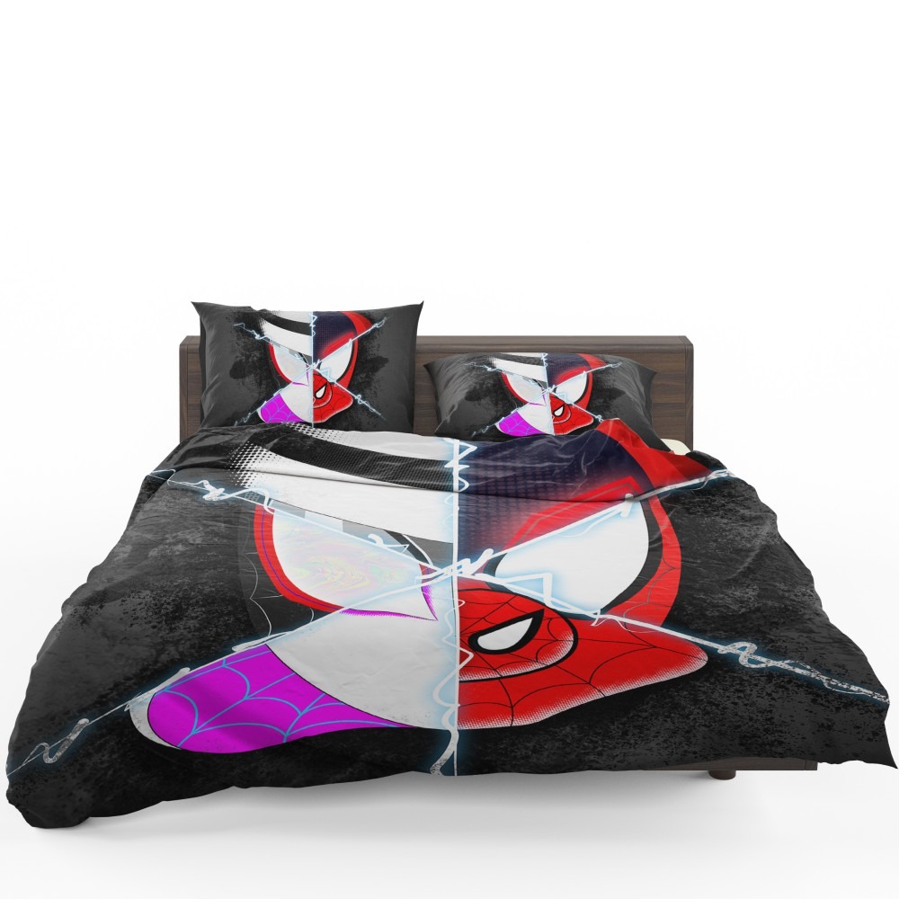 Spider-Man Into The Spider-Verse Movie Marvel Cinematic Universe Bedding Set Spider-Man Into The Spider-Verse Movie Marvel Cinematic Universe Bedding Set