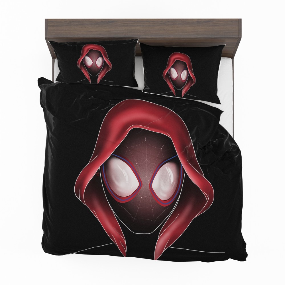 Spider-Man-Into-The-Spider-Verse-Movie-Miles-Morales-MCU-Bedding-Set-1