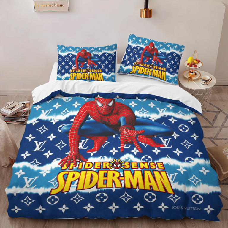 Spider-Man-Louis-Vuitton-Bedding-Set-1