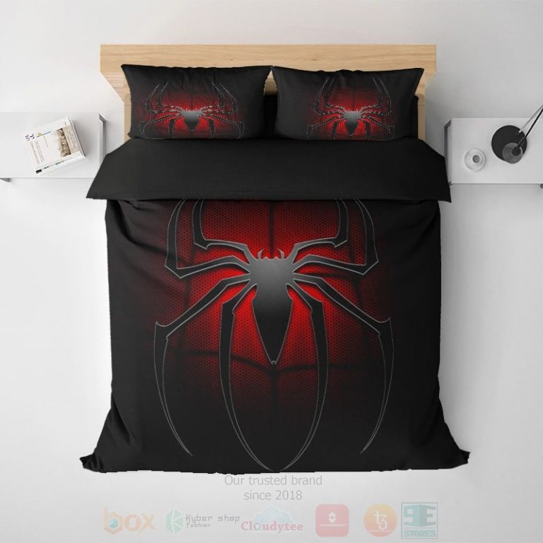 Spiderman-Black-Brushed-Comic-Bedding-Set-1