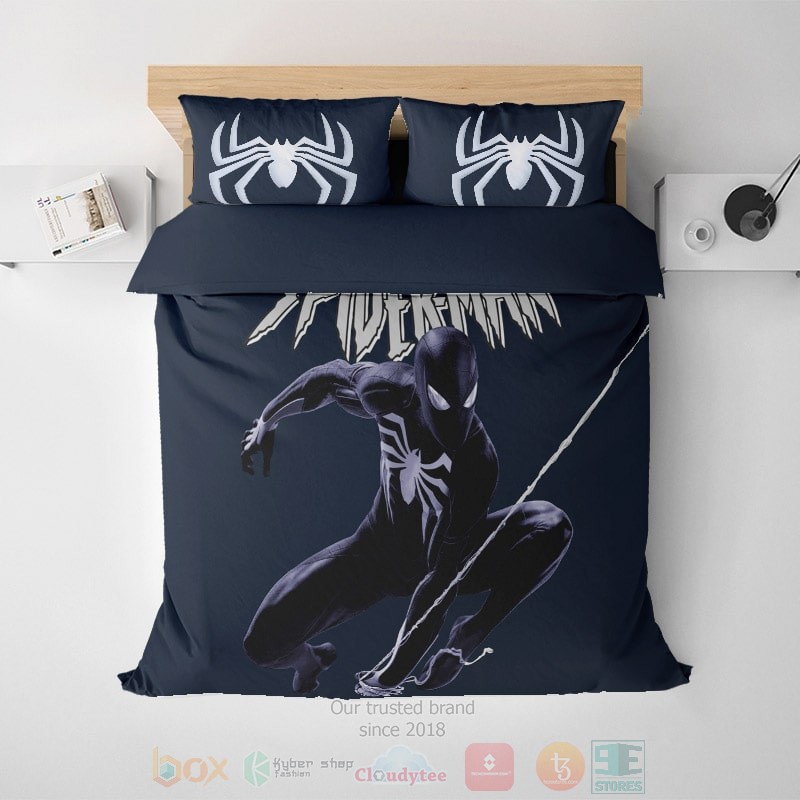 Spiderman Modern Pattern Stitched Comic Bedding Set Spiderman Modern Pattern Stitched Comic Bedding Set