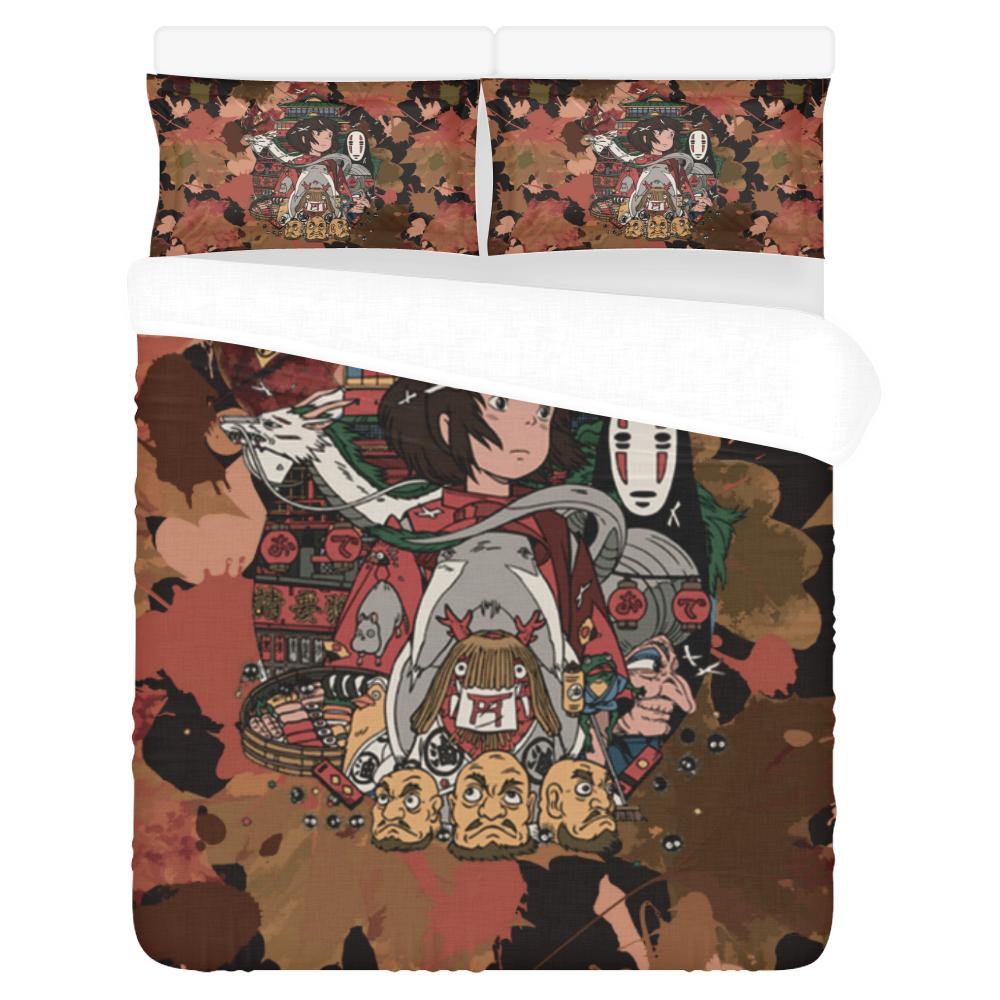 Spirited Away Duvet Cover and Pillowcase Set Bedding Set 76 Spirited Away Duvet Cover and Pillowcase Set Bedding Set 76