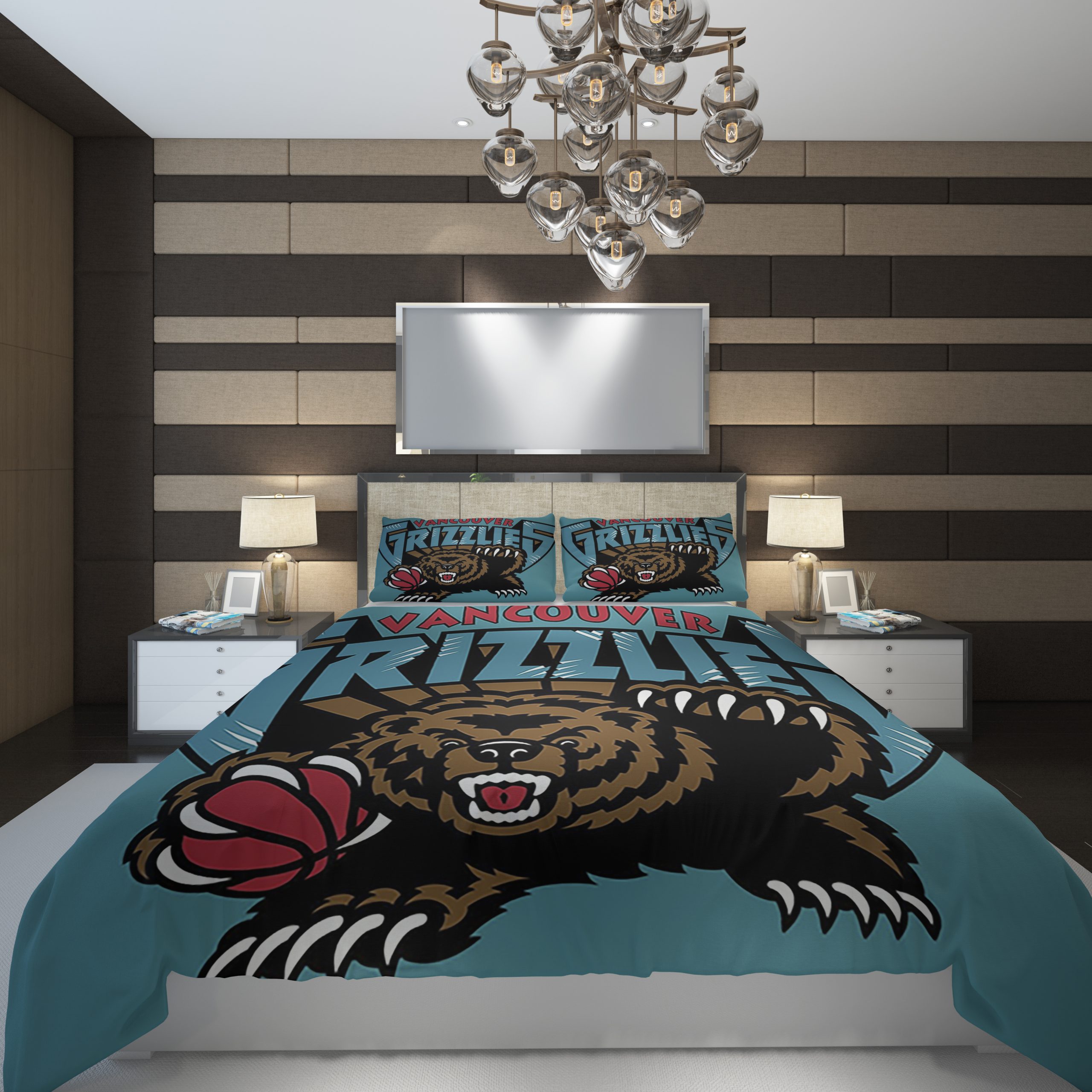 Sports Illustration Cartoon Basketball Nba Vancouver 236583 Duvet Cover and Pillowcase Set Bedding Set 1117 Sports Illustration Cartoon Basketball Nba Vancouver 236583 Duvet Cover and Pillowcase Set Bedding Set 1117