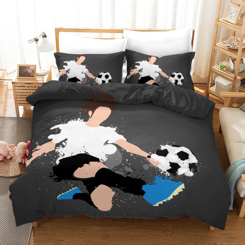 Sports King Football 5 Duvet Cover and Pillowcase Set Bedding Set Sports King Football 5 Duvet Cover and Pillowcase Set Bedding Set