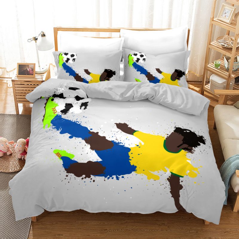 Sports King Football 6 Duvet Cover and Pillowcase Set Bedding Set Sports King Football 6 Duvet Cover and Pillowcase Set Bedding Set