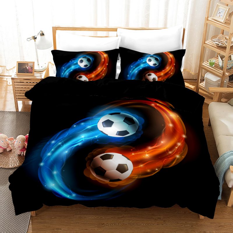 Sports King Football Duvet Cover and Pillowcase Set Bedding Set Sports King Football Duvet Cover and Pillowcase Set Bedding Set