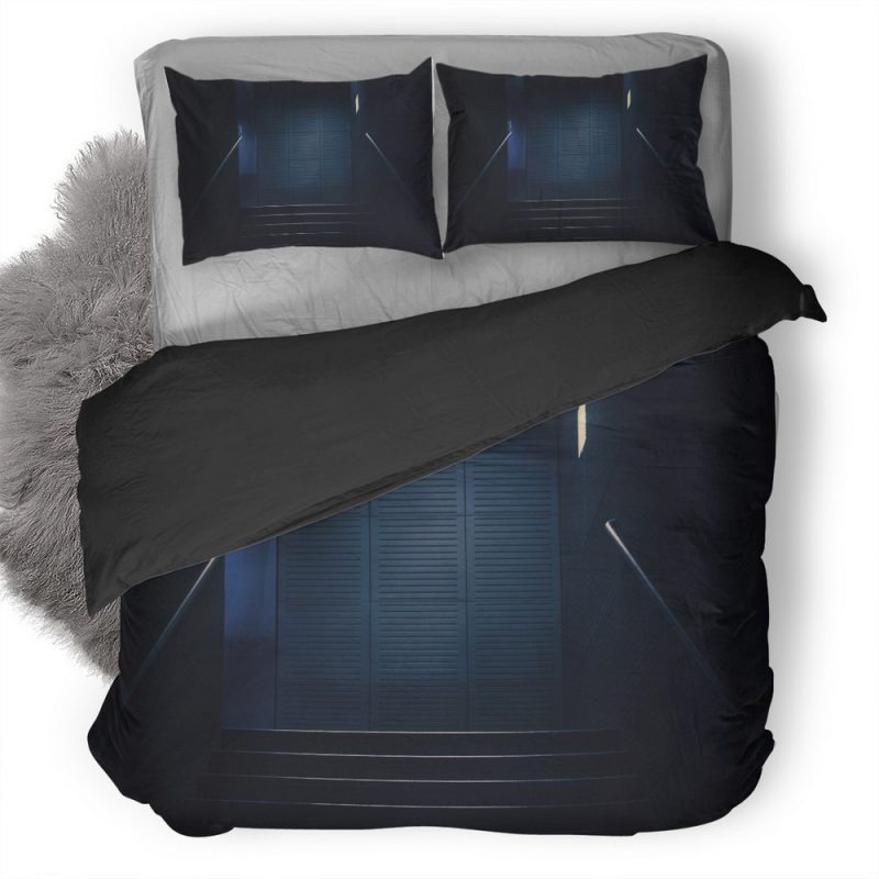 Stairway Dark Lights Minimalism Wv Duvet Cover and Pillowcase Set Bedding Set Stairway Dark Lights Minimalism Wv Duvet Cover and Pillowcase Set Bedding Set