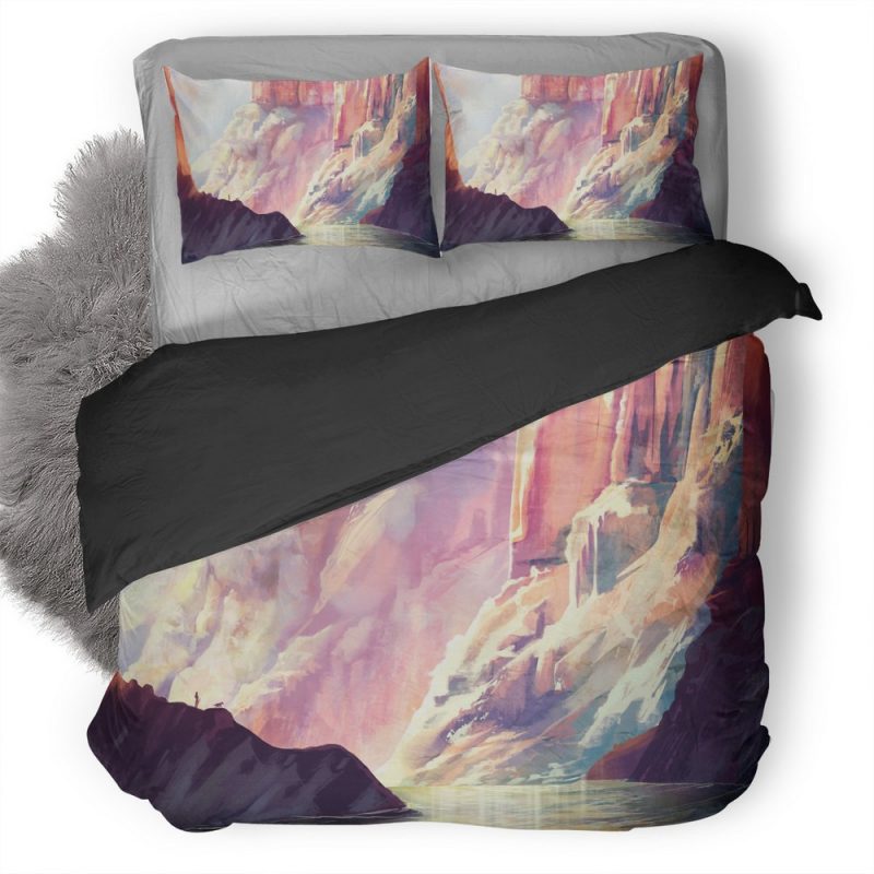 Standing At Grand Canyon River Ta Duvet Cover and Pillowcase Set Bedding Set Standing At Grand Canyon River Ta Duvet Cover and Pillowcase Set Bedding Set
