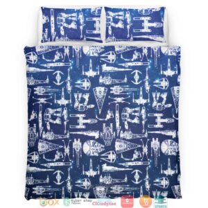 Star Space Navy Bedding Set
