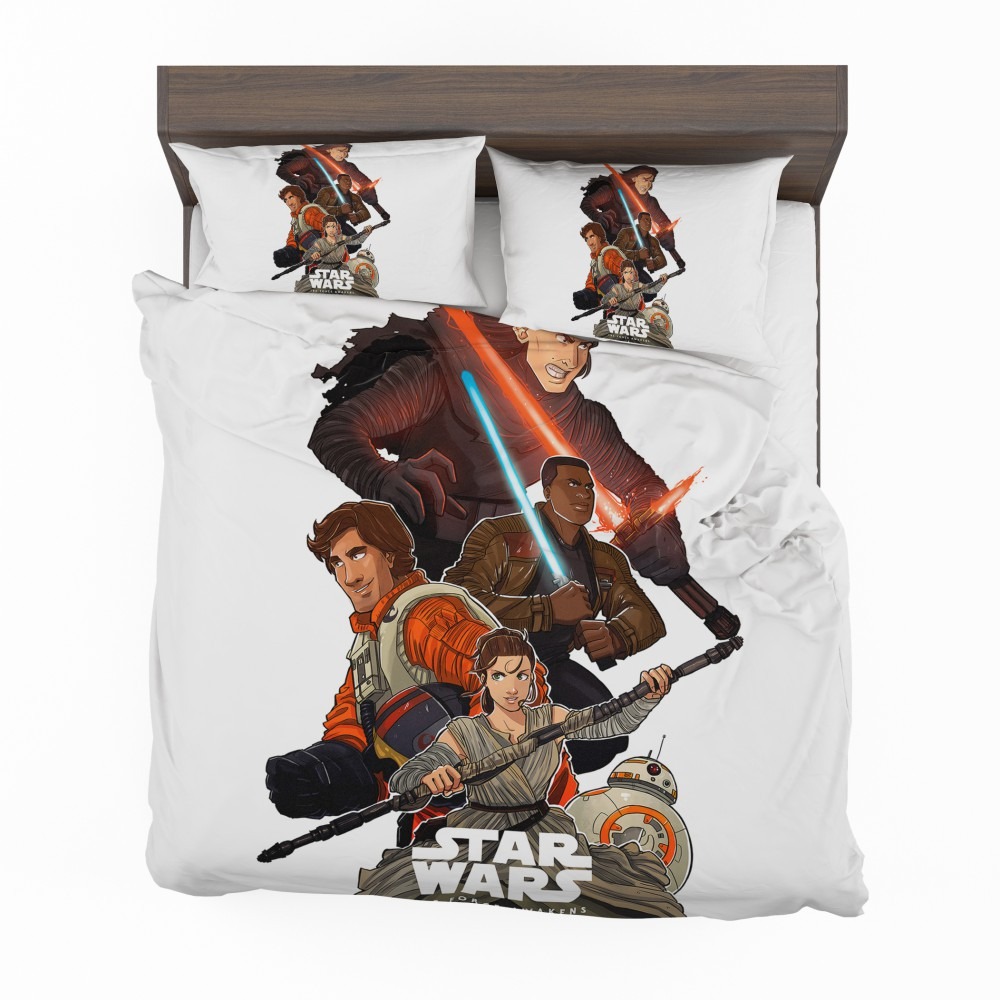 Star-Wars-Episode-VII-The-Force-Awakens-Movie-BB-8-Finn-Kylo-Ren-Poe-Dameron-Bedding-Set-1