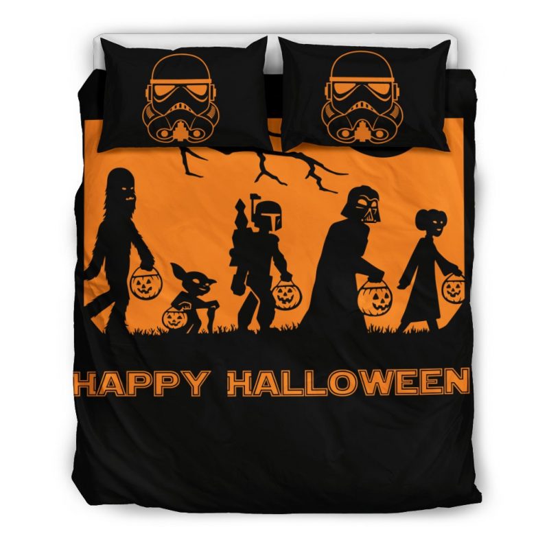 Star Wars Halloween 2 Duvet Cover and Pillowcase Set Bedding Set Star Wars Halloween 2 Duvet Cover and Pillowcase Set Bedding Set