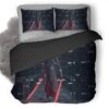 Star Wars Lightsaber Art Duvet Cover and Pillowcase Set Bedding Set