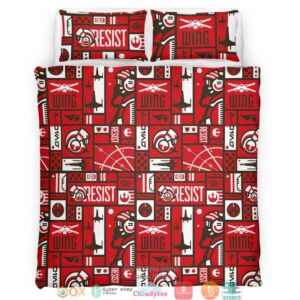 Star Wars Wing Red Bedding Set