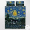 Starry Night Into The Darkness Quilt Bedding Set