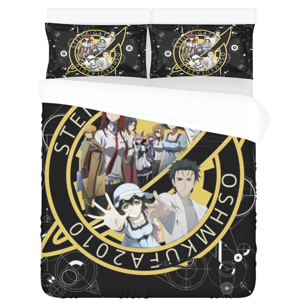 Steins Gate Duvet Cover and Pillowcase Set Bedding Set Steins Gate Duvet Cover and Pillowcase Set Bedding Set