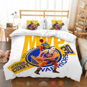 Stephen Curry Mvp Golden State Warriors Bedding Set