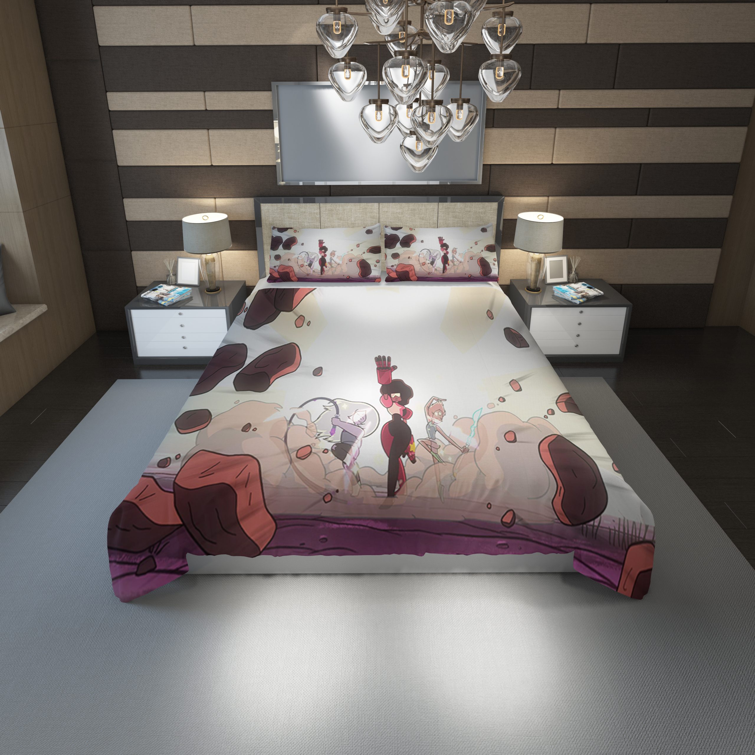 Steven Universe 18 Duvet Cover and Pillowcase Set Bedding Set Steven Universe 18 Duvet Cover and Pillowcase Set Bedding Set