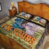 Stitch And Angel Im Yours No Returns Or Refunds Custom Name Bedding Set