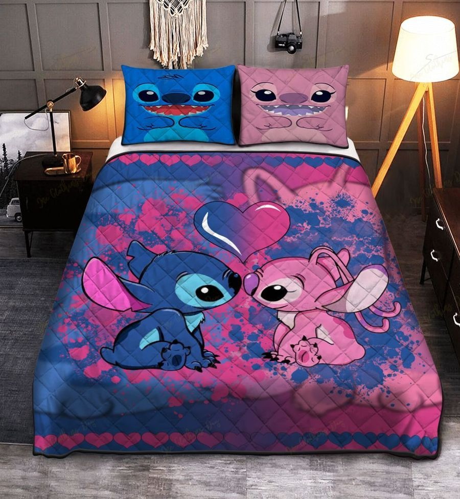 Stitch And Angel Quilt Bedding Set Stitch And Angel Quilt Bedding Set