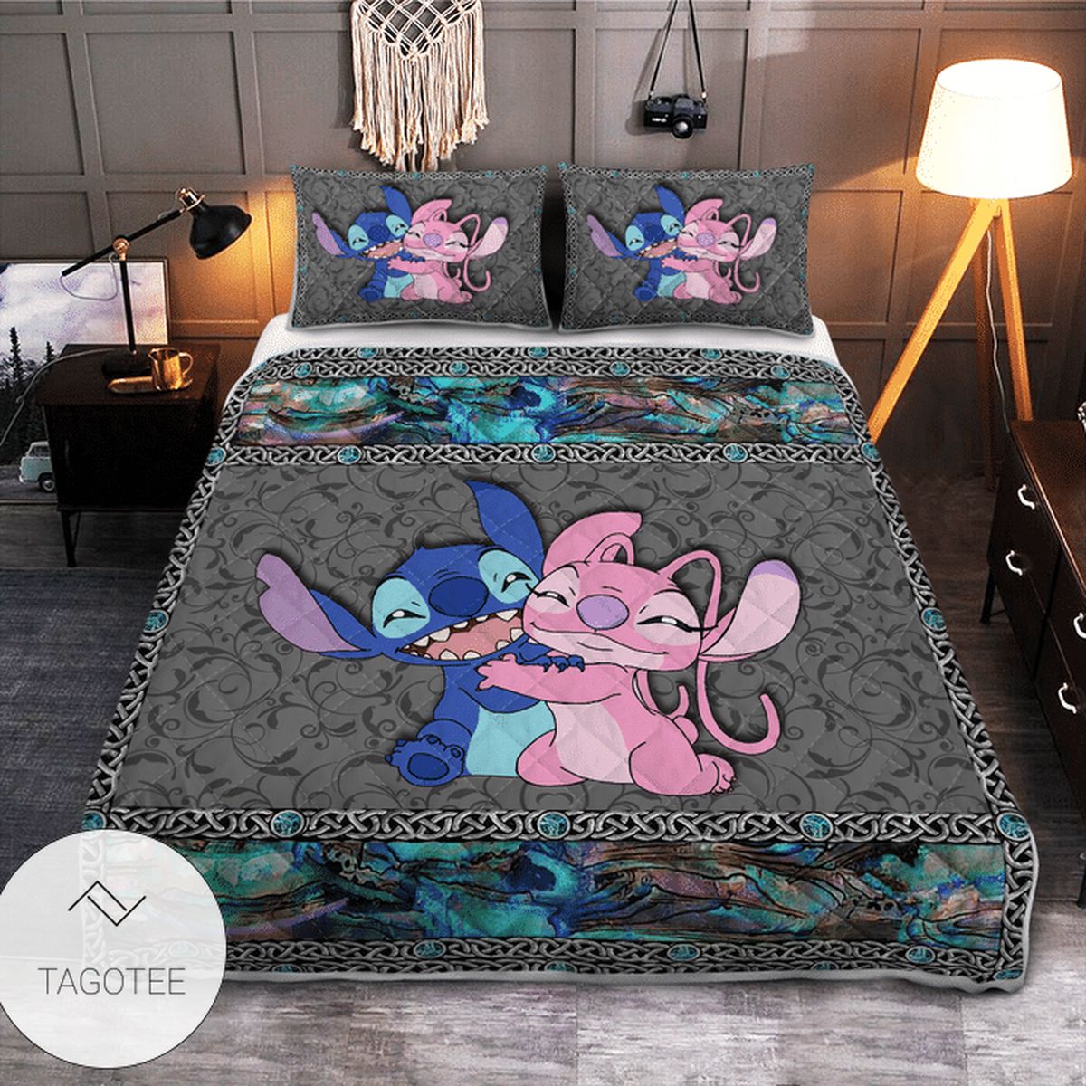 Stitch Couple Quilt Bedding Set Stitch Couple Quilt Bedding Set