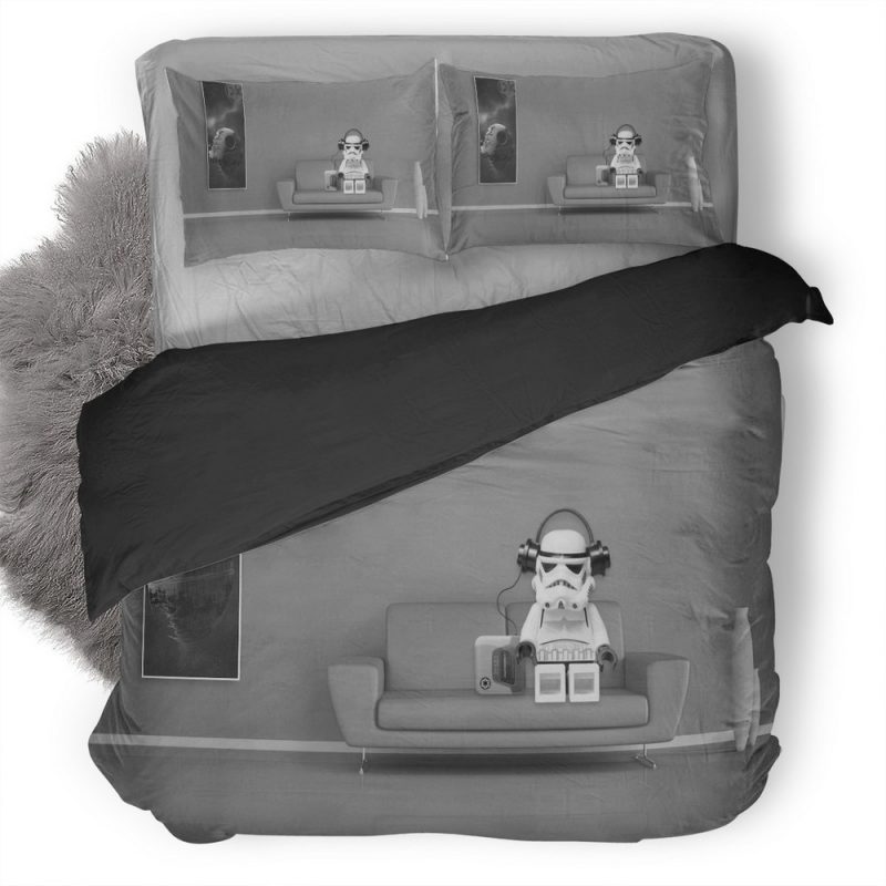 Stormtrooper Lego Star Wars Ad Duvet Cover and Pillowcase Set Bedding Set Stormtrooper Lego Star Wars Ad Duvet Cover and Pillowcase Set Bedding Set