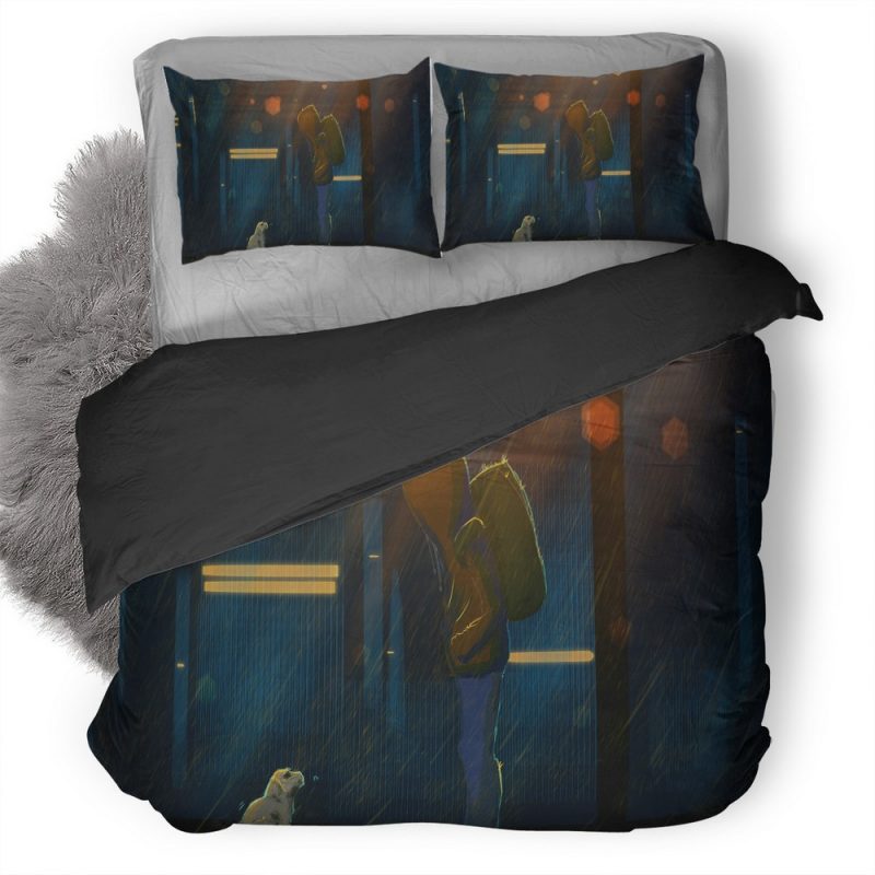 Stray Dogs 3F Duvet Cover and Pillowcase Set Bedding Set Stray Dogs 3F Duvet Cover and Pillowcase Set Bedding Set