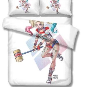 Suicide Squad Cartoon Harley Quinn 2219 Duvet Cover and Pillowcase Set Bedding Set