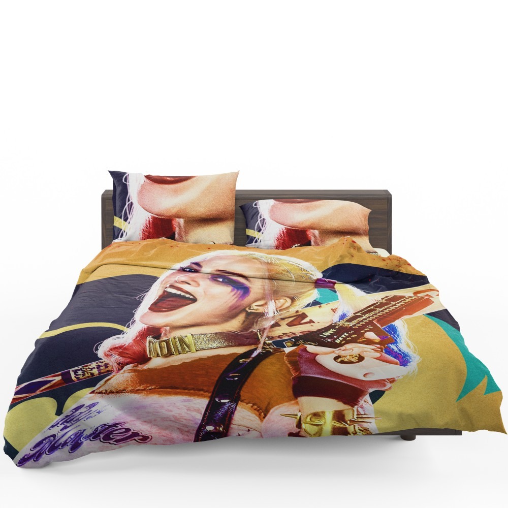 Suicide Squad Movie Harley Quinn Margot Robbie Bedding Set Suicide Squad Movie Harley Quinn Margot Robbie Bedding Set