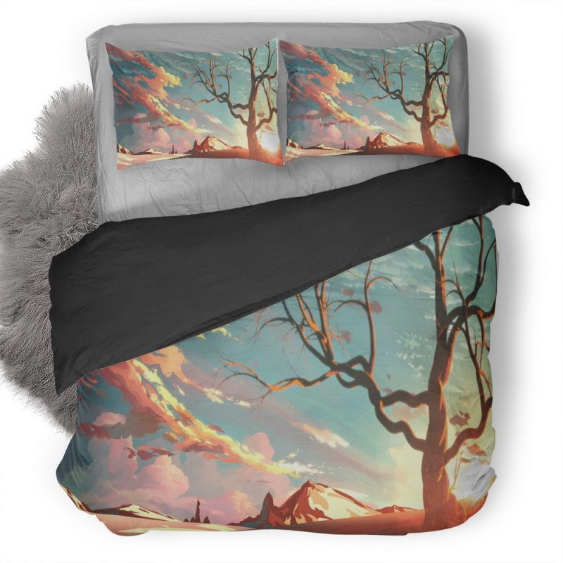Sun Beautiful Painting Duvet Cover and Pillowcase Set Bedding Set Sun Beautiful Painting Duvet Cover and Pillowcase Set Bedding Set
