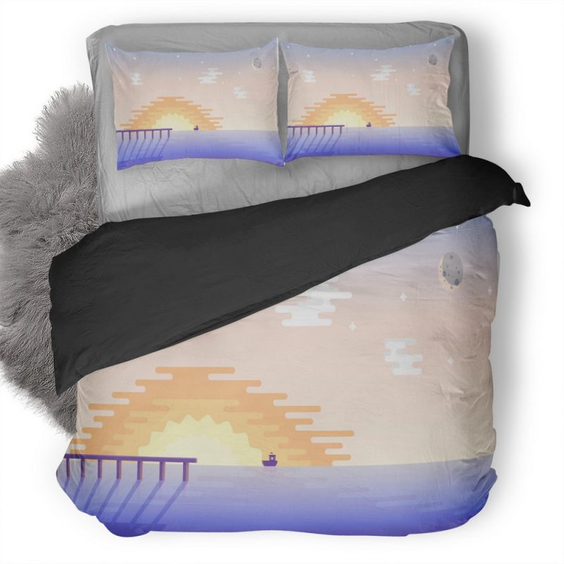 Sun Boat Minimal Rm Duvet Cover and Pillowcase Set Bedding Set Sun Boat Minimal Rm Duvet Cover and Pillowcase Set Bedding Set